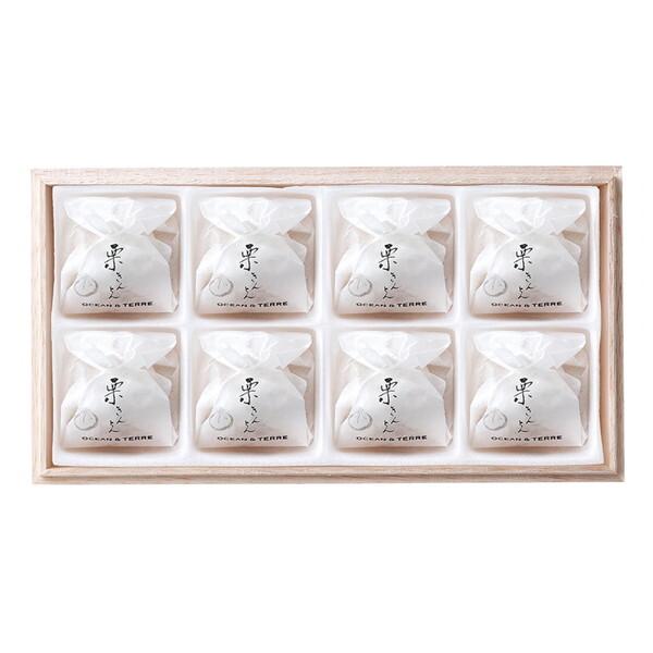 OCEAN&amp;TERRE 中津川銘菓 栗きんとん8個 木箱入り A1000 メーカー直送