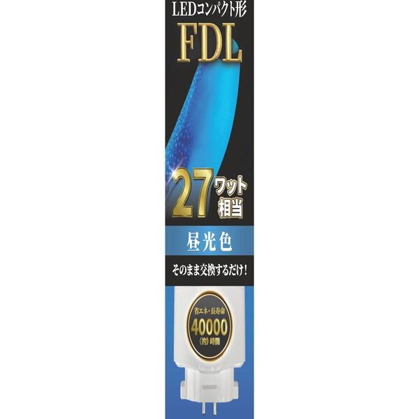 エコデバイス EFDL27LED-N LEDコンパクト形 FDLランプ27形 (昼光色)