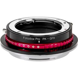 Fotodiox PKa-GFX マウントアダプター 絞りリング付き(ペンタックスK(DAレンズ対応)マウントレンズ → 富士フイルムGマウント変換)