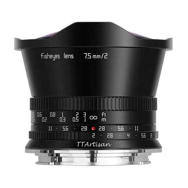 TTArtisan 7.5mm f/2 RF (B) ブラック 交換レンズ(キヤノンRFマウント・A...