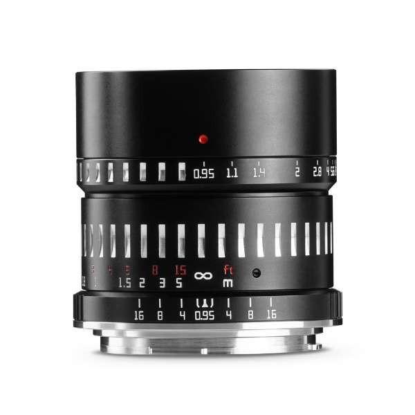 TTArtisan 50mm f/0.95C L(BS) ブラック×シルバー カメラ用交換レンズ (...