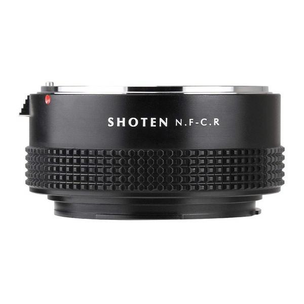 SHOTEN NF-CR ブラック マウントアダプター(ニコンFマウントレンズ → キヤノンRFマウ...