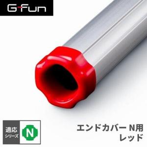 G-Fun Nシリーズ エンドカバー N用 レッド DIY アルミ パーツ 収納 棚 ワゴン デスク 車内 SGF-0114 SUS GFun メーカー直送