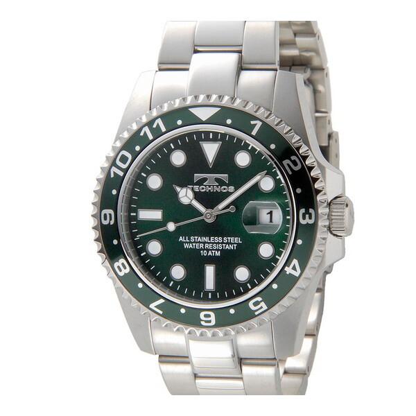 TECHNOS TSM419MM テクノスSSメンズブレス クォーツ腕時計 (メンズウォッチ)