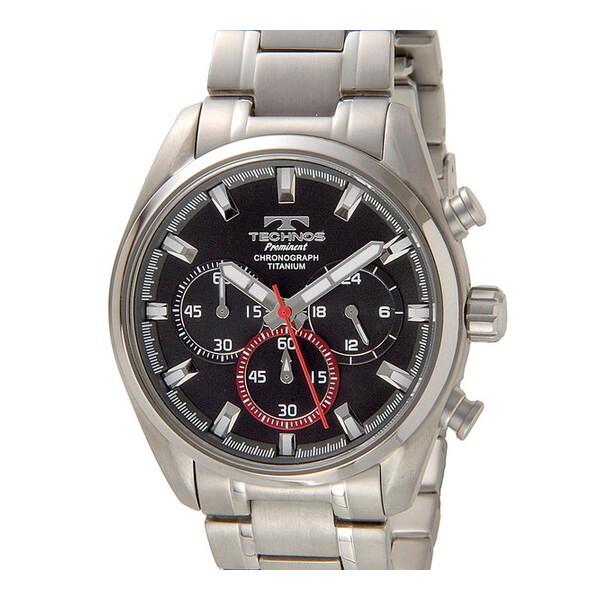 TECHNOS TP0602IB テクノスメンズチタンクロノ クォーツ腕時計 (メンズウォッチ)