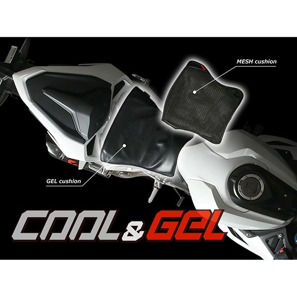 DOPPELGANGER 認定正規取引店 ドッペルギャンガー DSC443-BK バイク用シートクッ...
