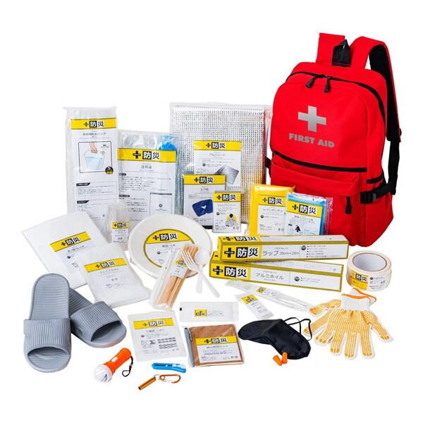 ファミリー・ライフ 防災士が選んだオリジナル防災用品30点セットDX(04355) メーカー直送