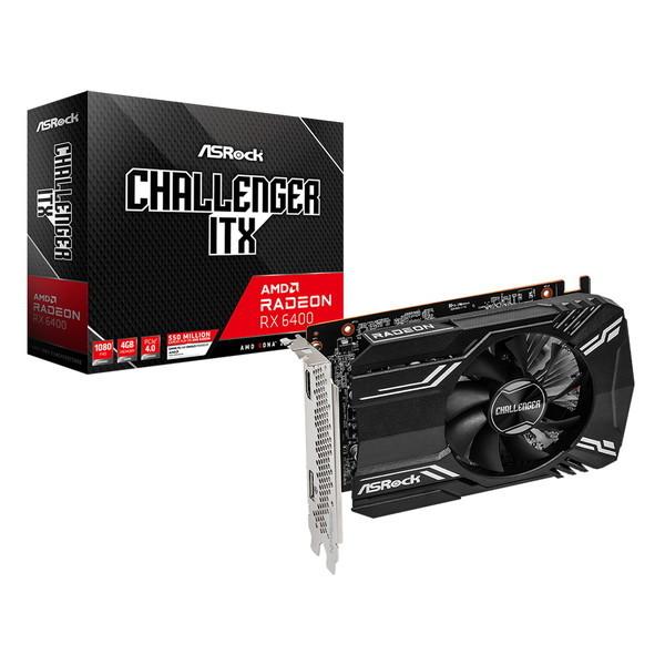 ASRock RX6400 CLI 4G Radeon RX 6400 Challenger ITX...