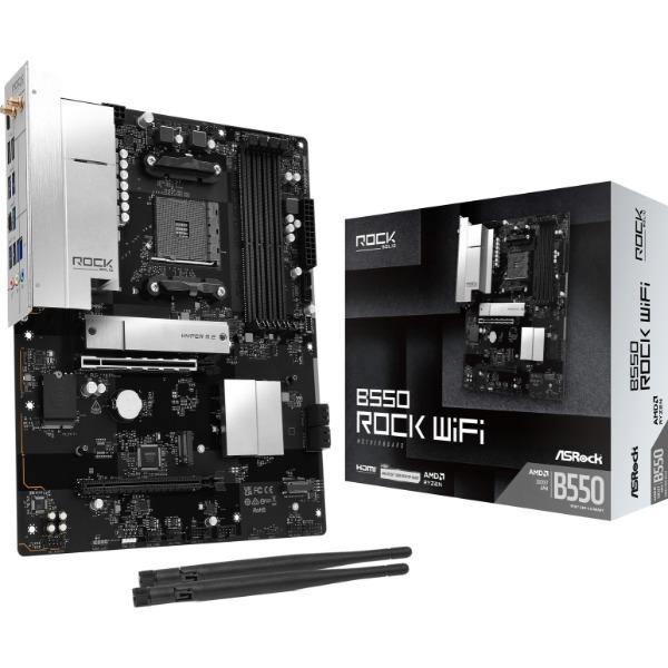 ASRock B550 Rock WiFi ATXマザーボード メーカー直送