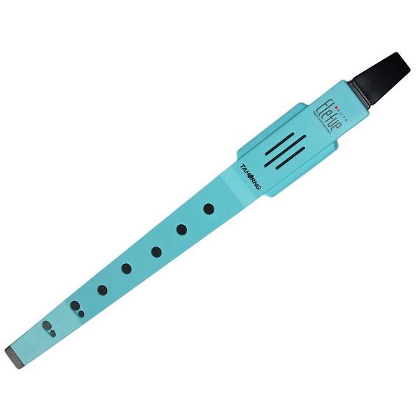 電子リコーダー ブルー エレフエ TAHORNG EF10BL シリコン製マウスピース 取り外し可能...