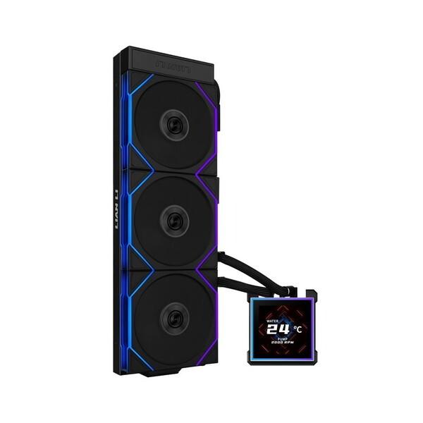 Lian Li GHS2LCDS36TB ブラック Hydroshift II LCD-S CPUク...