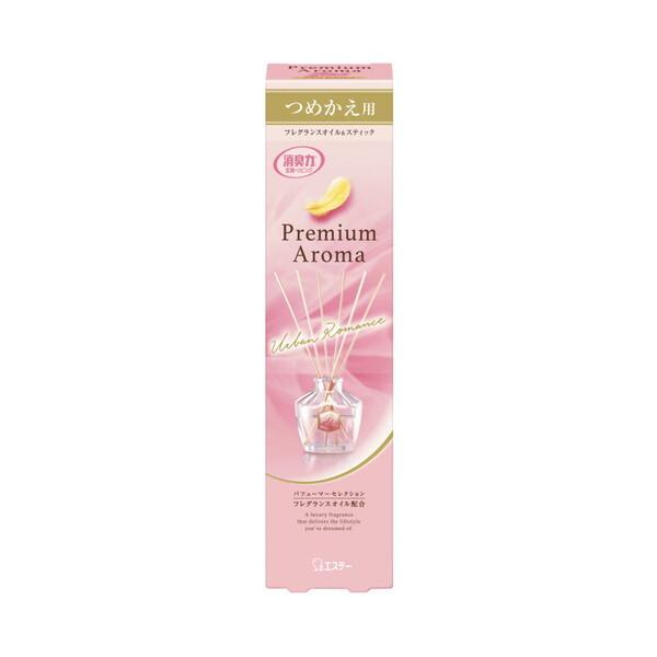 エステー お部屋の消臭力 Premium Aroma Stick つめかえ アーバンロマンス 50m...