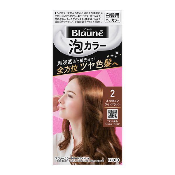 花王 ブローネ泡カラー 2 より明るいライトブラウン108 ml
