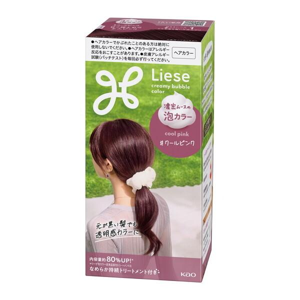 花王 リーゼ 泡カラー クールピンク