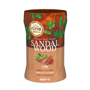 白元アース HERSバスラボボトル サンダルウッドの香り 540g 粉末薬用入浴剤