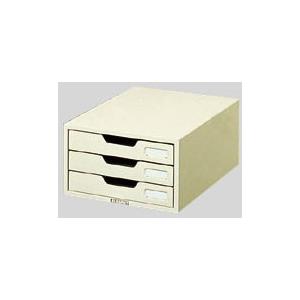 Nakabayashi 1318-NLC-3 レターケースA4 浅3段