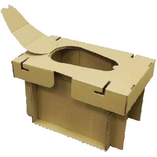 Nakabayashi NDT-101NA 段ボールトイレセット ナチュラル