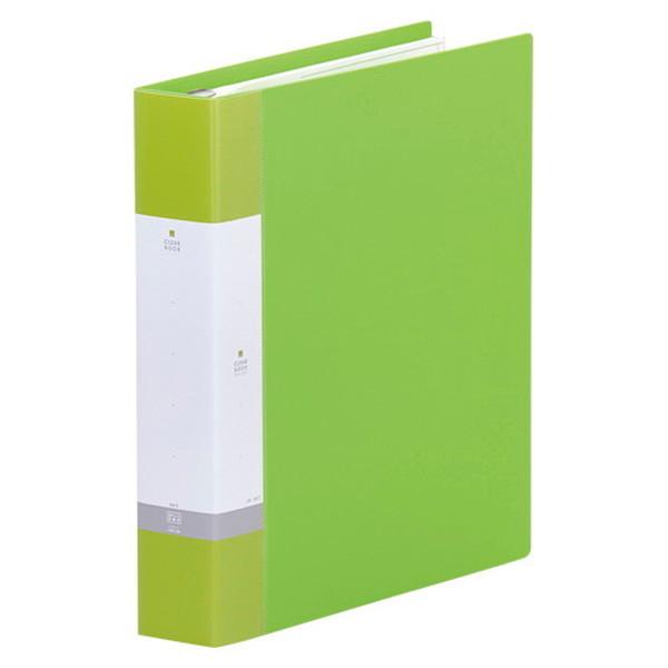 リヒトラブ G38066キミドリ リクエストクリヤーブックA4S45P黄緑