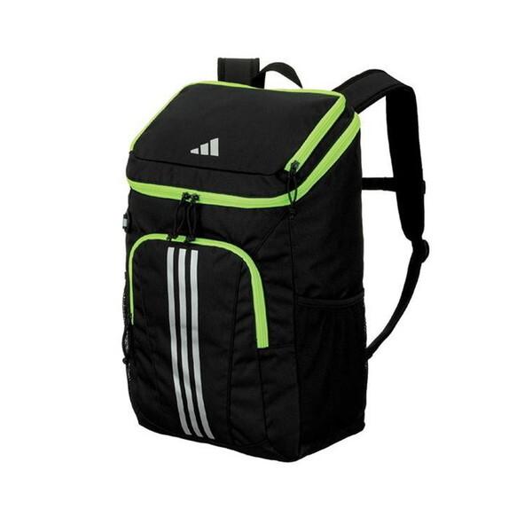 ADIDAS アディダス ボール用デイパック 27L 黒色×黄色 ADP50BKY