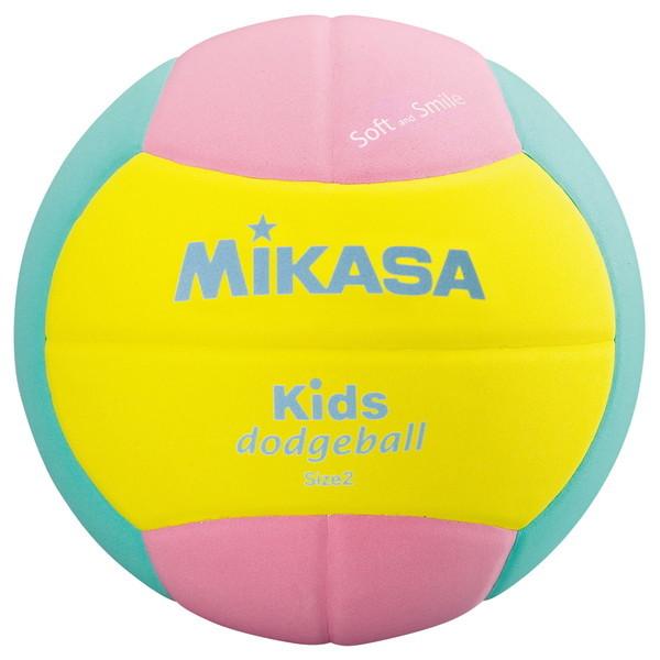 MIKASA SD20-YP スマイルドッジ2号 EVA 約160g 黄/ピンク/緑