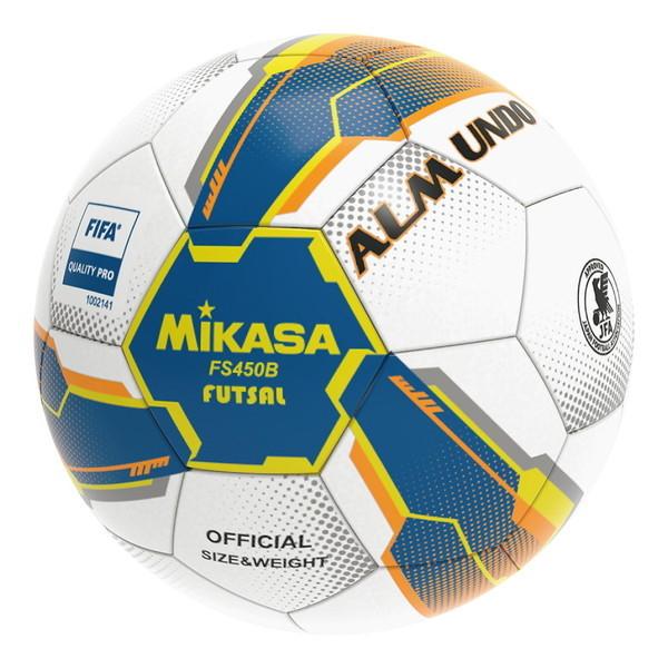 FS450B-BLY-FQP ALMUNDO フットサルボール 検定球 4号球 手縫い MIKASA...
