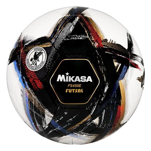 MIKASA FS450E-BK OrgestA フットサルボール 検定球 4号球 手縫い ブラック