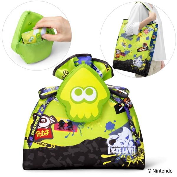 任天堂販売 スプラトゥーン3 ラッピング×エコバッグ L(ナワバリバトル)