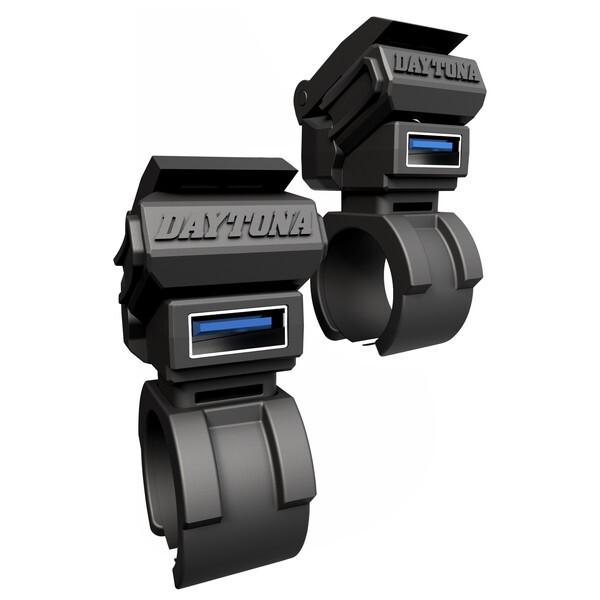 D61509 デイトナ(Daytona) バイク用 USB電源 USB-A+USB-A QC3.0対...