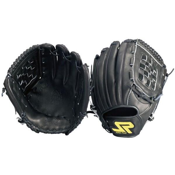 SUREPLAY SBGPM490 右投げ ブラツク キャッチャーミット (軟式・ソフトボール兼用グ...
