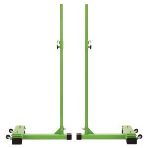 法人限定 EVERNEW エバニュー EKD427 バドミントン支柱移動式SS メーカー直送