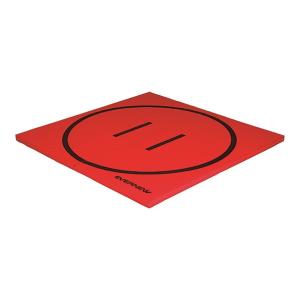 法人限定 EVERNEW エバニュー EKM510 200 軽量折リタタミ土俵マット滑止 オレンジ メーカー直送