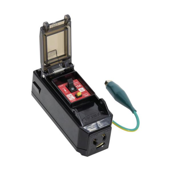 日動工業 PIPBEKNS プラコンインポッキンブレーカ 過負荷漏電保護兼用 抜け止めコンセント メ...