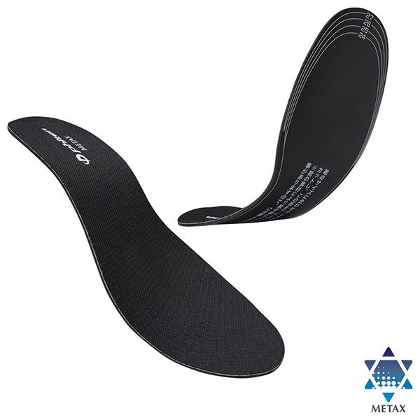 インソール フラットタイプ メタックス ブラック 21.0-25.0cm TI463003 phit...