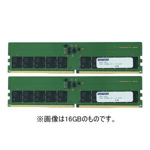 ADTEC ADS4800D-E32GDBW メモリ (DDR5-4800 UDIMM ECC 32GBx2枚 2Rx8)