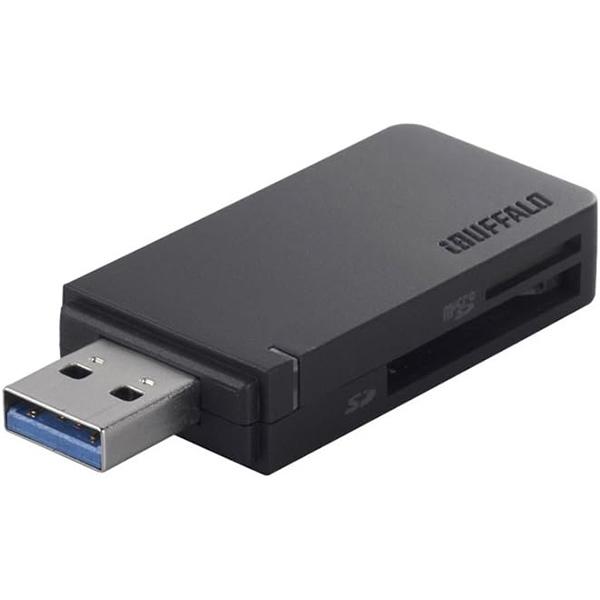 BUFFALO BSCR26TU3BK 高速カードリーダー/ライター USB3.0&amp;ターボPC EX...