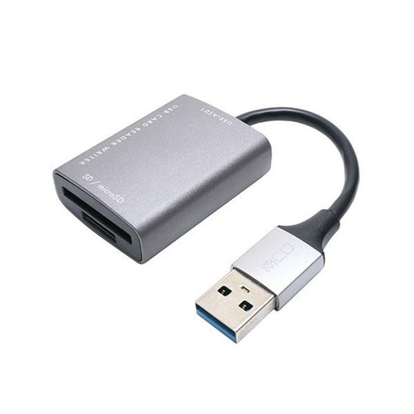 USR-ASD1/DS ミヨシ SD microSDカードリーダ ライタ USB-A ダークシルバー...