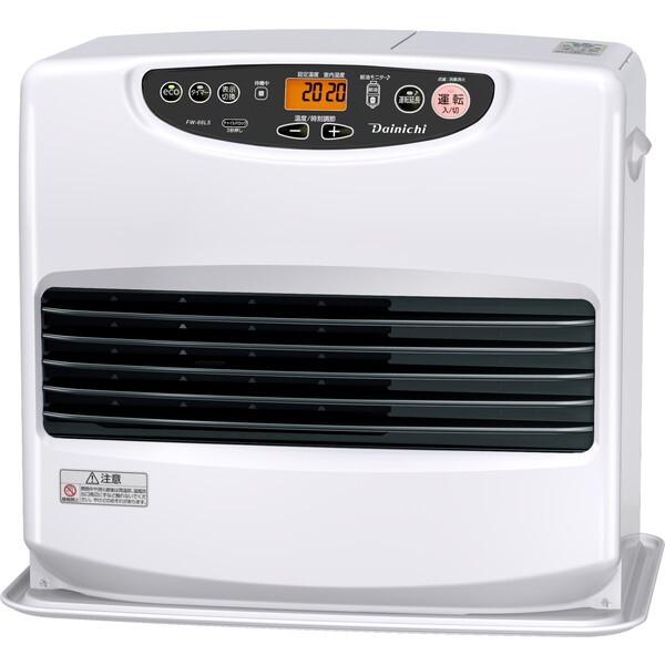 DAINICHI FW-66L5 ムーンホワイト 石油ファンヒーター (木造17畳/コンクリ23畳ま...