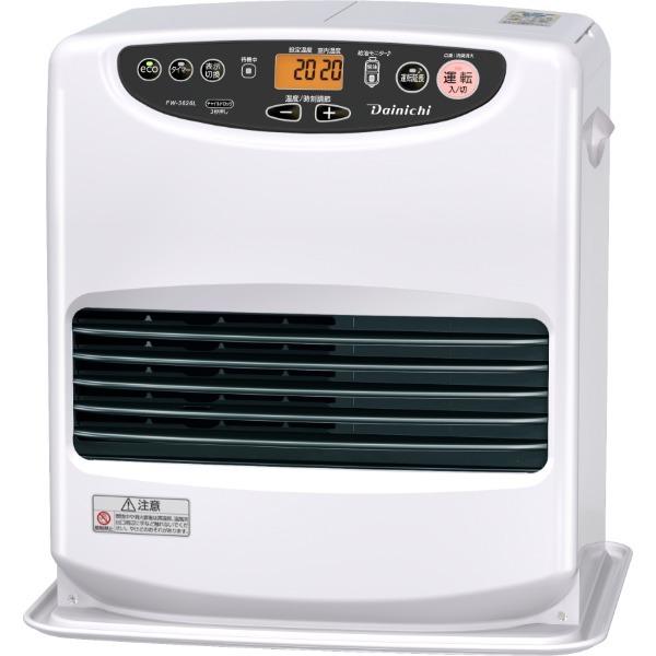DAINICHI FW-3626L-W ムーンホワイト Ｌタイプ 石油ファンヒーター (木造10畳/...