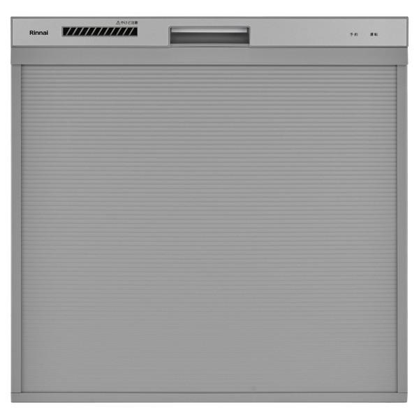 RSW-C402CA-SV Rinnai シルバー ビルトイン食器洗い乾燥機 (浅型スライドオープン...