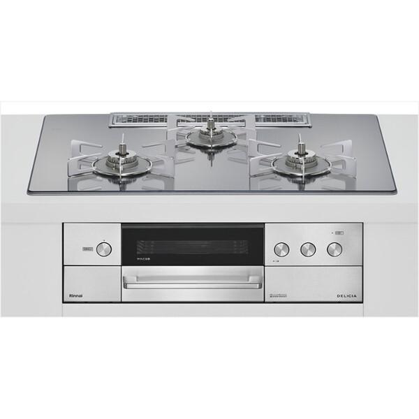Rinnai RHS72W38M13RCSTW-13A プラチナミラー DELICIA ビルトインガ...