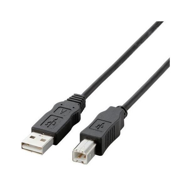ELECOM USB2-ECO05 RoHS対応USBケーブル 0.5m ブラック