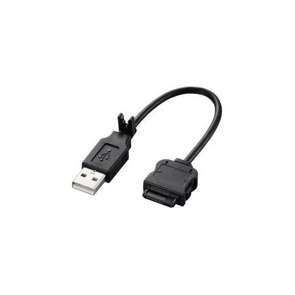 携帯電話用USBケーブル ELECOM エレコム MPA-BTCWUSB/BK 充電 転送 au W...