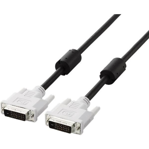 エレコム CAC-DVDL10BK DVIデュアルリンクケーブル 1.0m/DVI-D24pinオス...