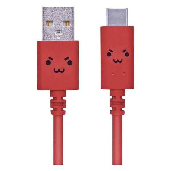 エレコム 顔つきUSB2.0ケーブル 1.2mMPA-FAC12CRD