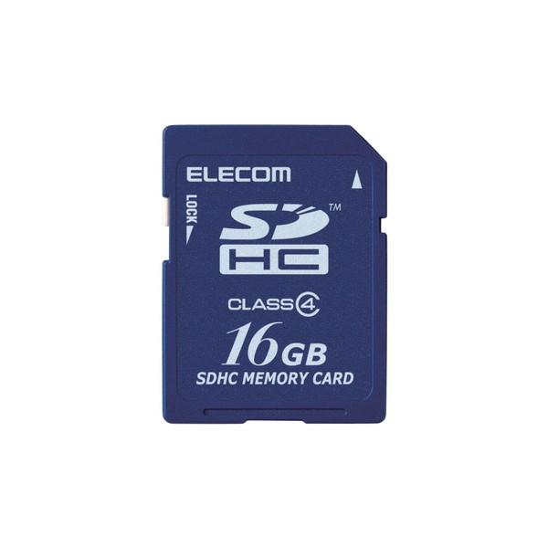 SDカード ELECOM エレコム MF-FSD016GC4/H SDHCカード Class4 16...