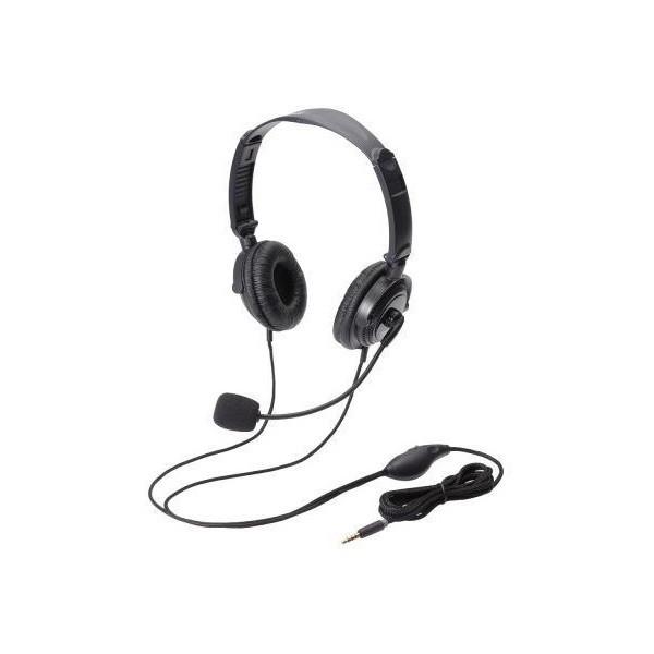 ヘッドセット ELECOM エレコム HS-HP20TBK 4極ヘッドセットマイクロフォン 両耳 オ...
