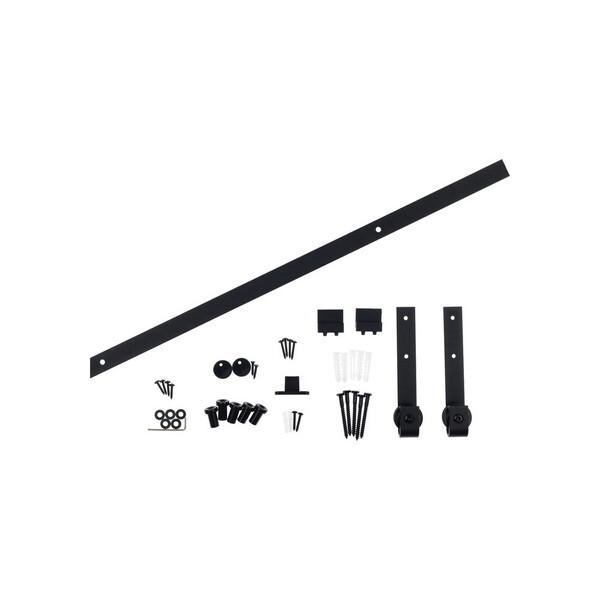 ハイロジック 60516 吊戸ユニット レール2000mm ブラック 15kg以下