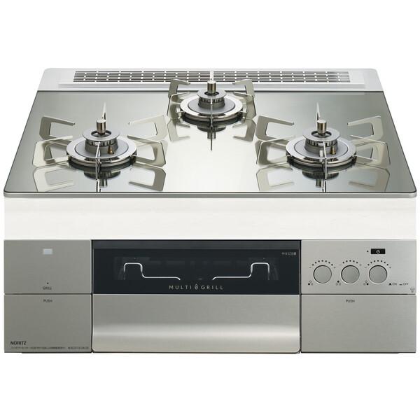 NORITZ N3S22PWASKSTESC-LP プラチナシルバーガラストップ プログレ ビルトイ...