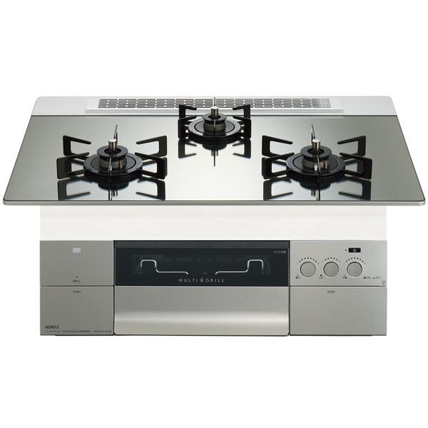 NORITZ N3S24PWASKSTEC-LP プラチナシルバーガラストップ プログレ ビルトイン...