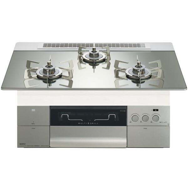 NORITZ N3S24PWASKSTESC-LP プラチナシルバーガラストップ プログレ ビルトイ...